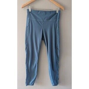 Vuori Studio Leggings Women’s Medium Dusty Blue Workout High Rise Yoga Active